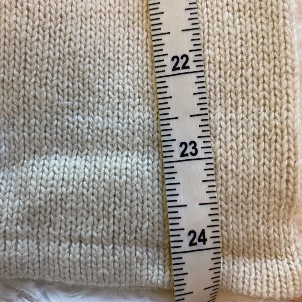 Field Manor Cream Cardigan With Beads And Sequins Size Medium